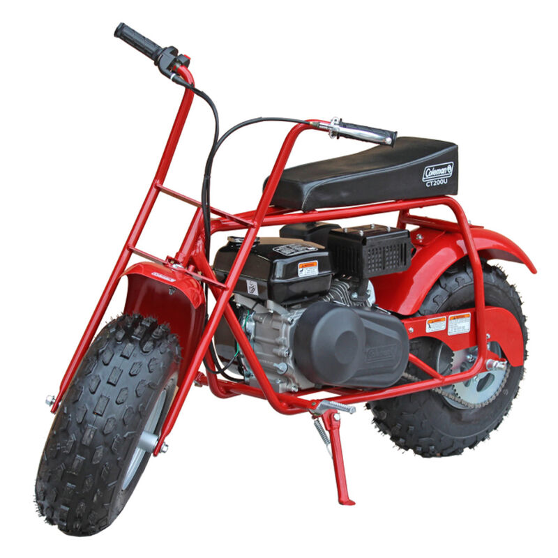 Coleman Powersports Trail200U Mini Bike, Red image number 1