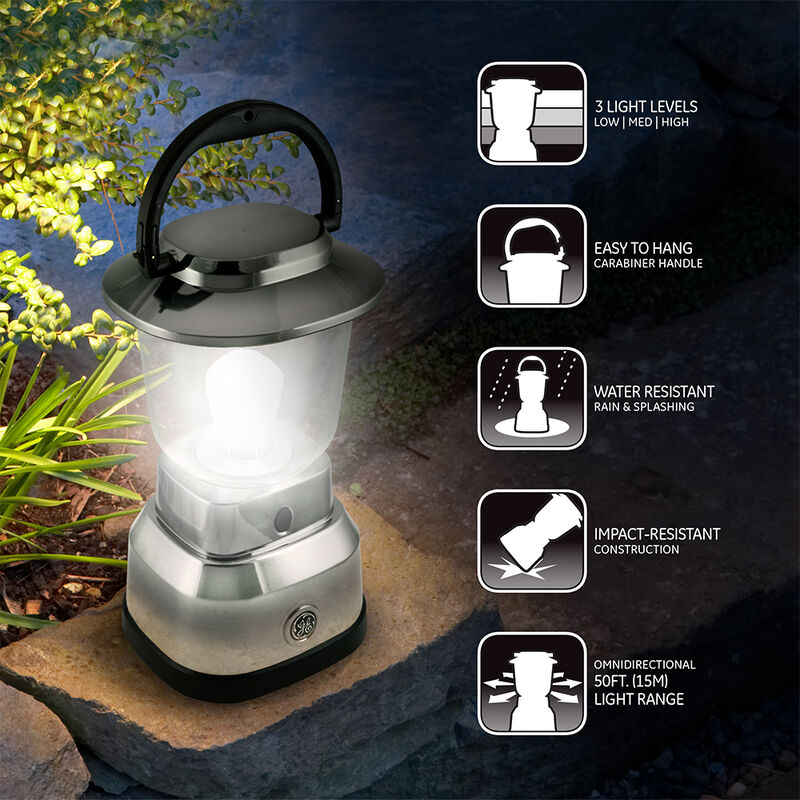 GE Enbrighten Nickel-Plated Dimmable Lantern image number 4